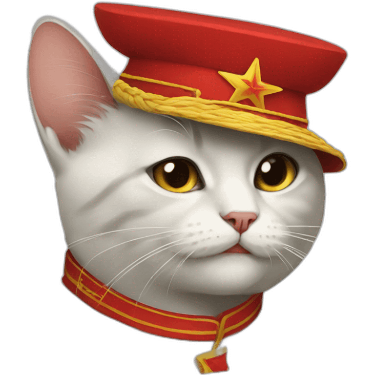 communist cat emoji