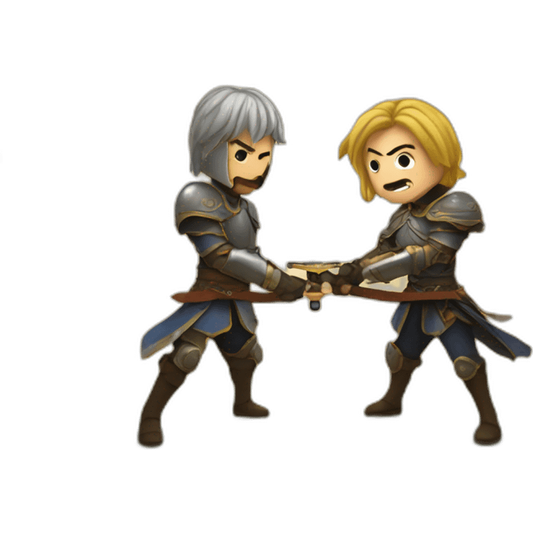 Fantasy Sword duel emoji