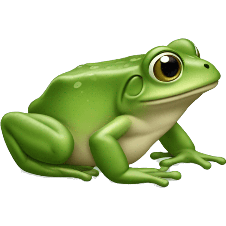 Grenouille avec cœurs  emoji