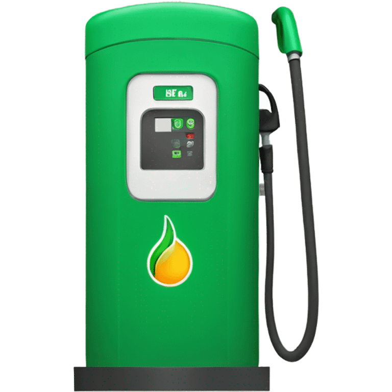 green fuel station emoji