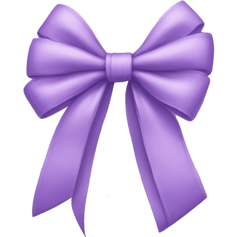 Lilac bow emoji