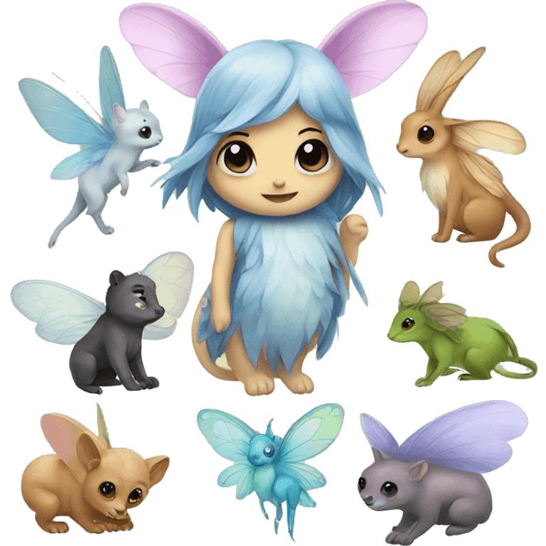 Fairy animals emoji