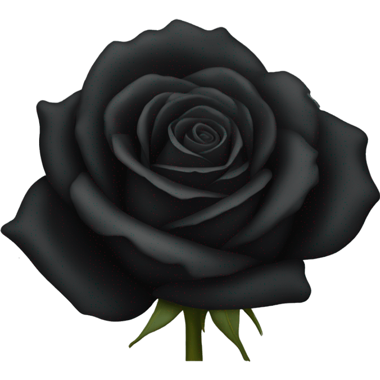 Black rose emoji