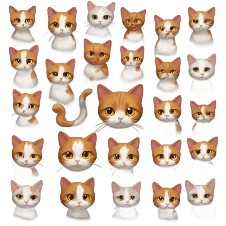 
redhead cats emoji