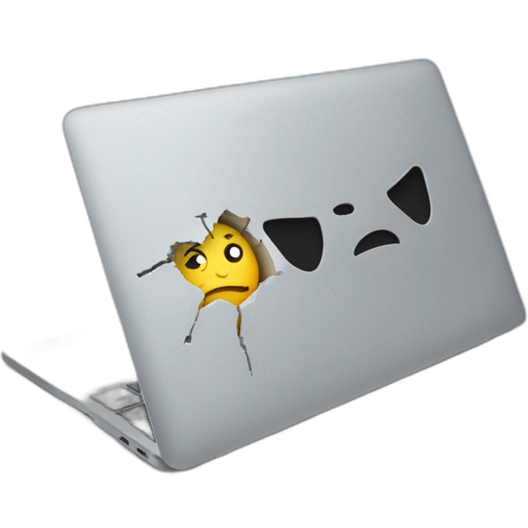 broken macbook emoji