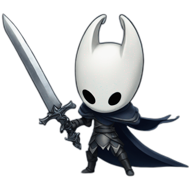 Hollow knight whit sword emoji