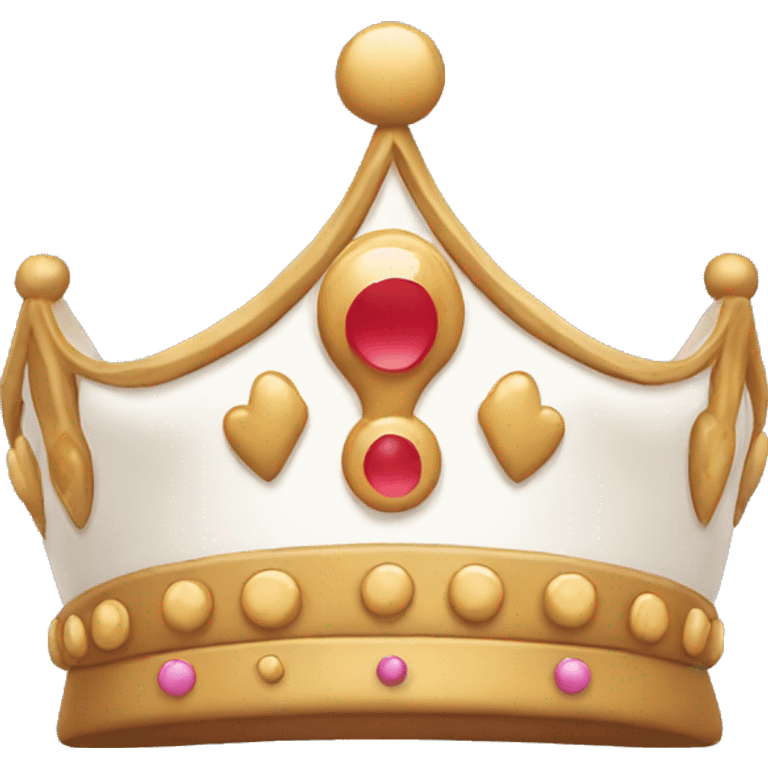 Crown with sugar emoji