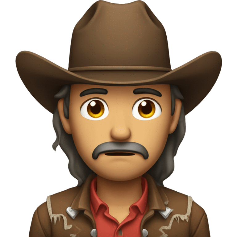 Sad Cowboy  emoji