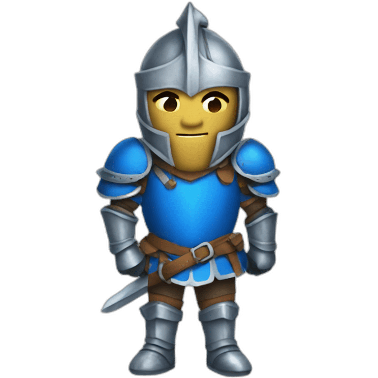 blue knight emoji