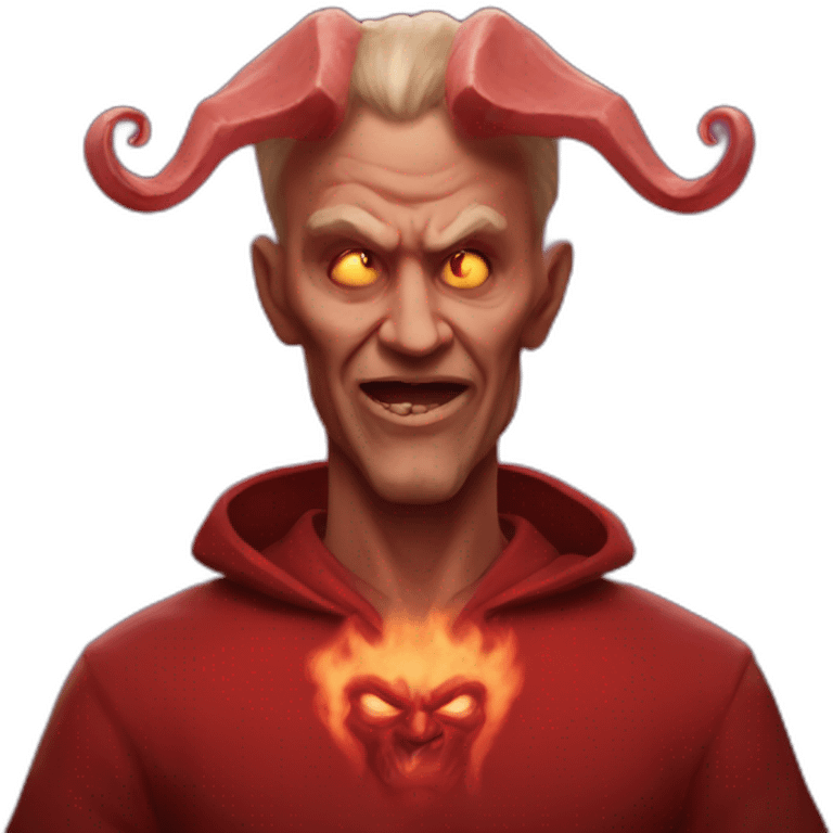 realistic satan emoji