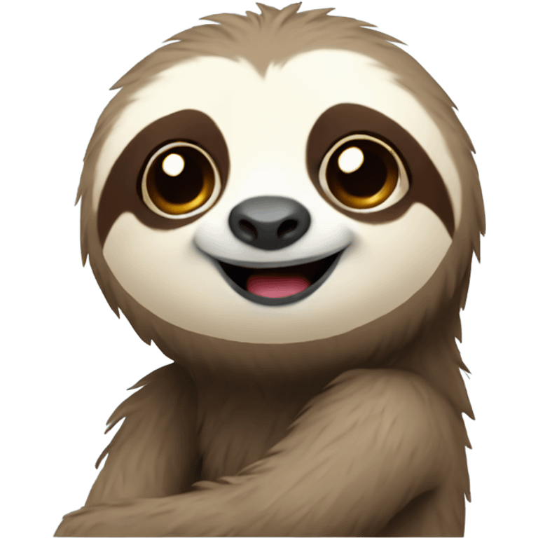 Cute sloth  emoji