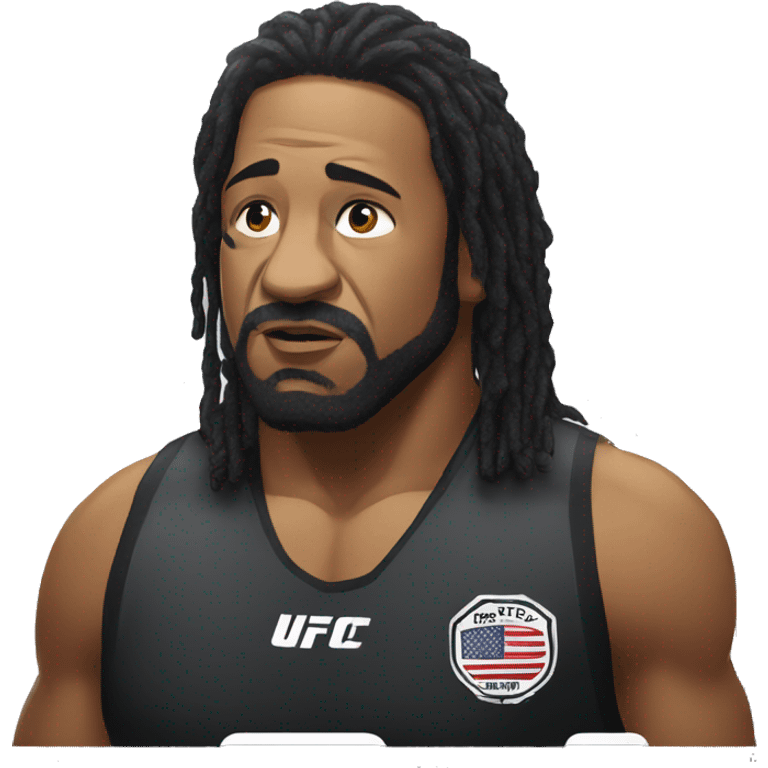 ufc referee herb dean shrugging emoji