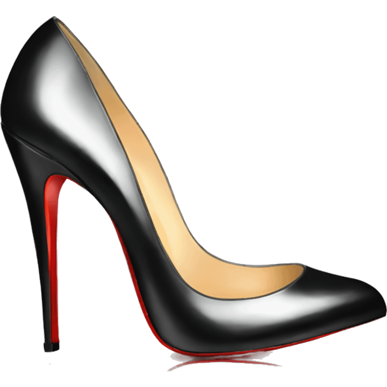 Louboutin heels black emoji