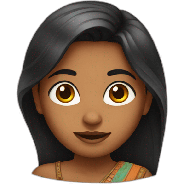 indian girl emoji