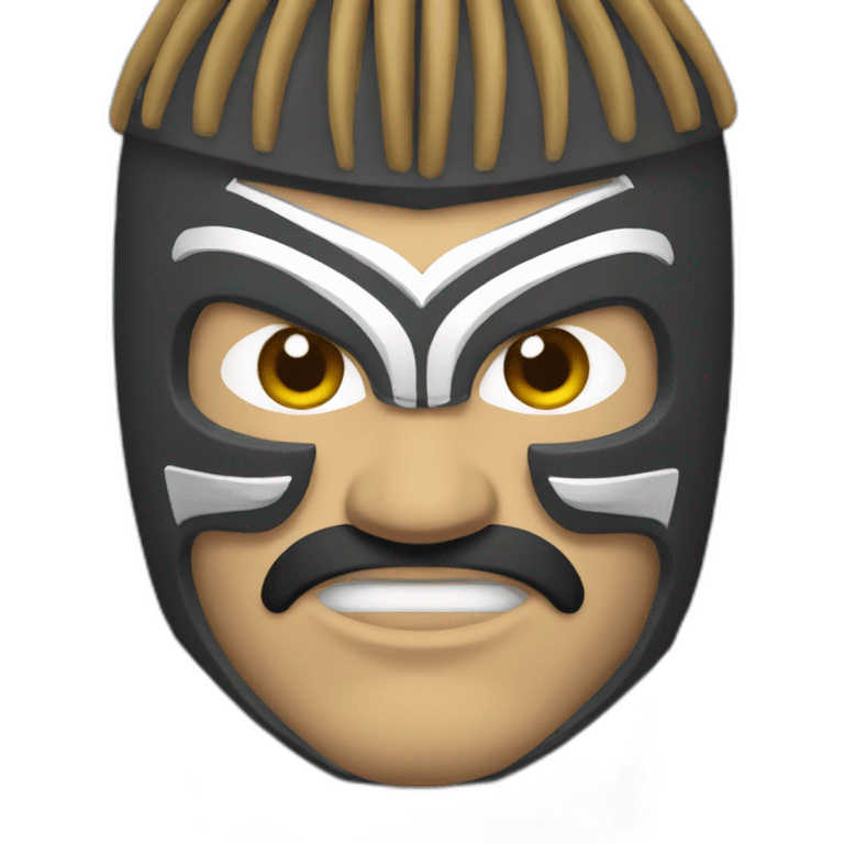 luchador de sumo con cara agresiva emoji