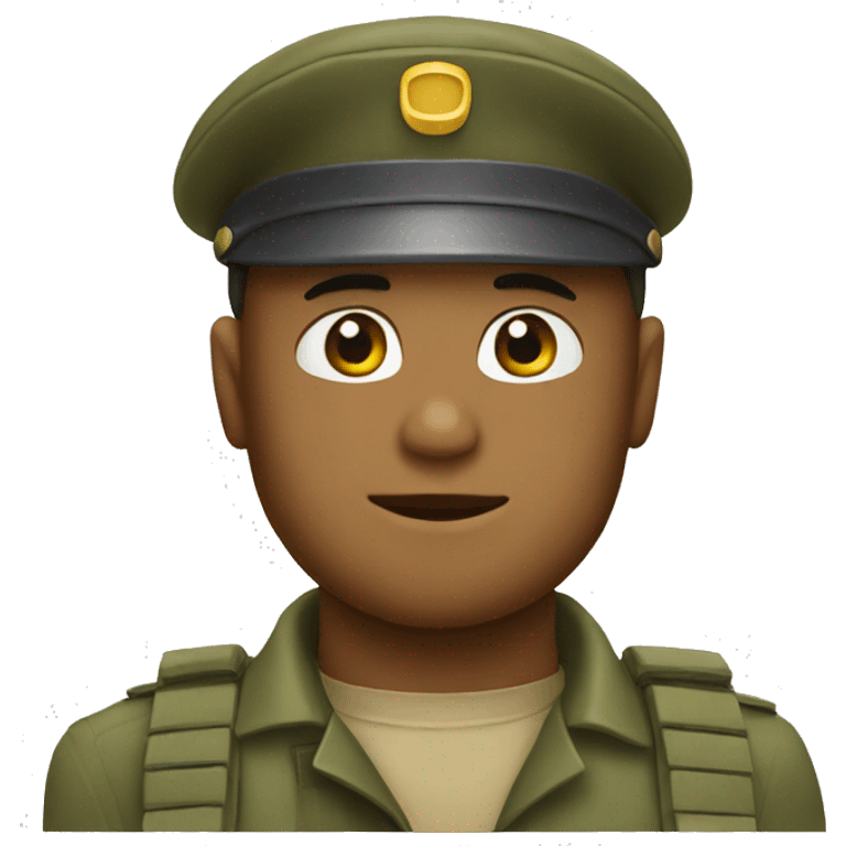 saluting face soldier emoji