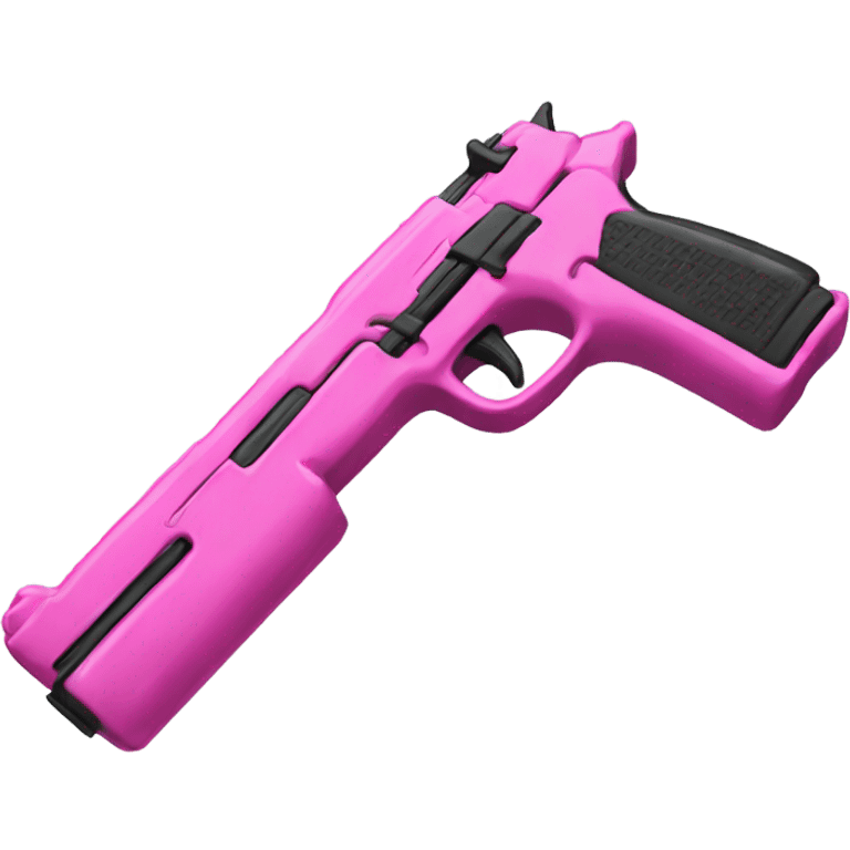 Pink gun emoji