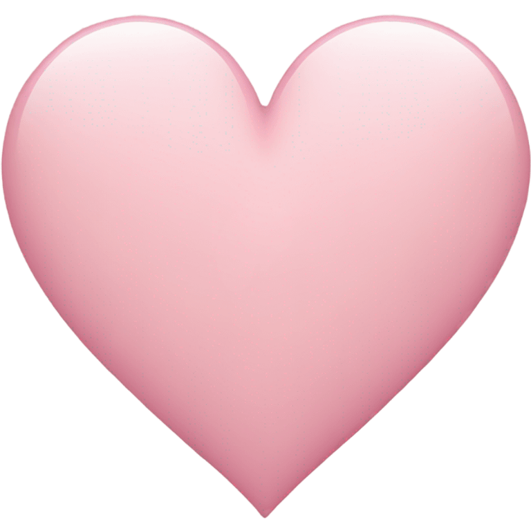 light pink heart emoji