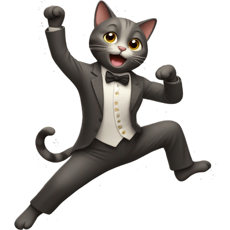 Dancing cat emoji