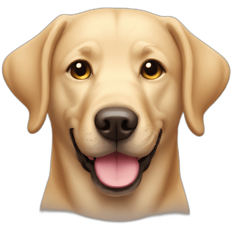 smiling labrador emoji