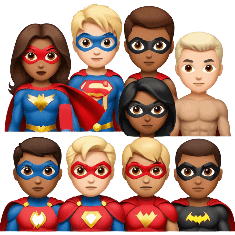 Superheros emoji