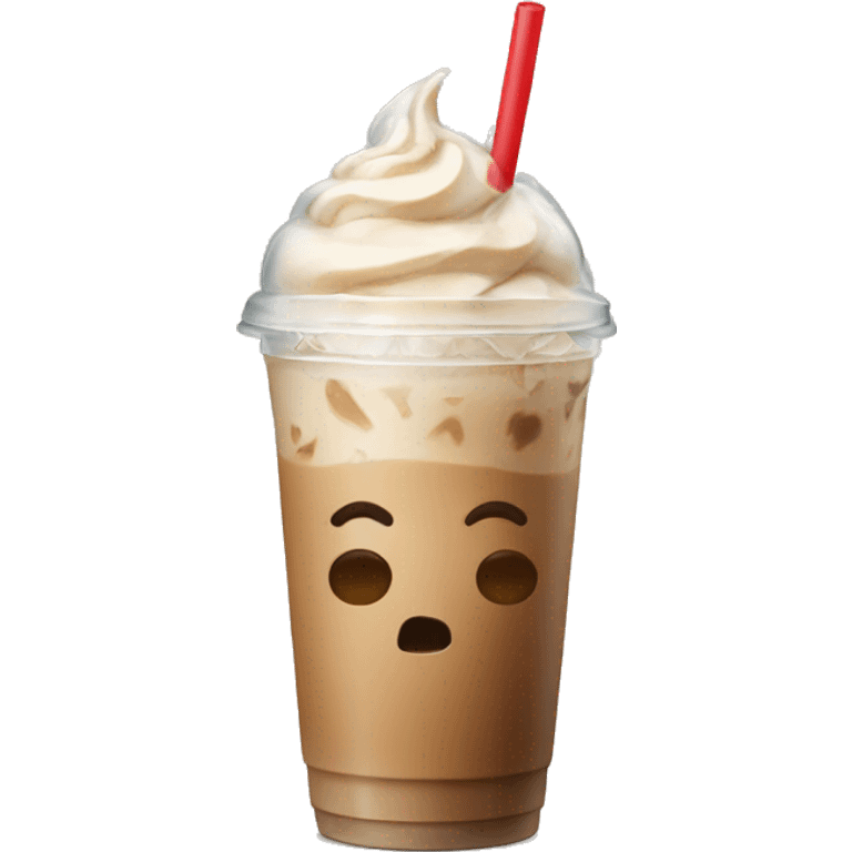 Iced latte emoji