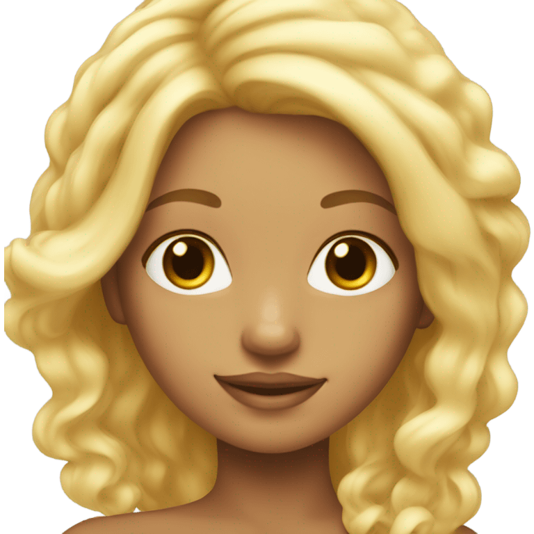 Blonde girl emoji