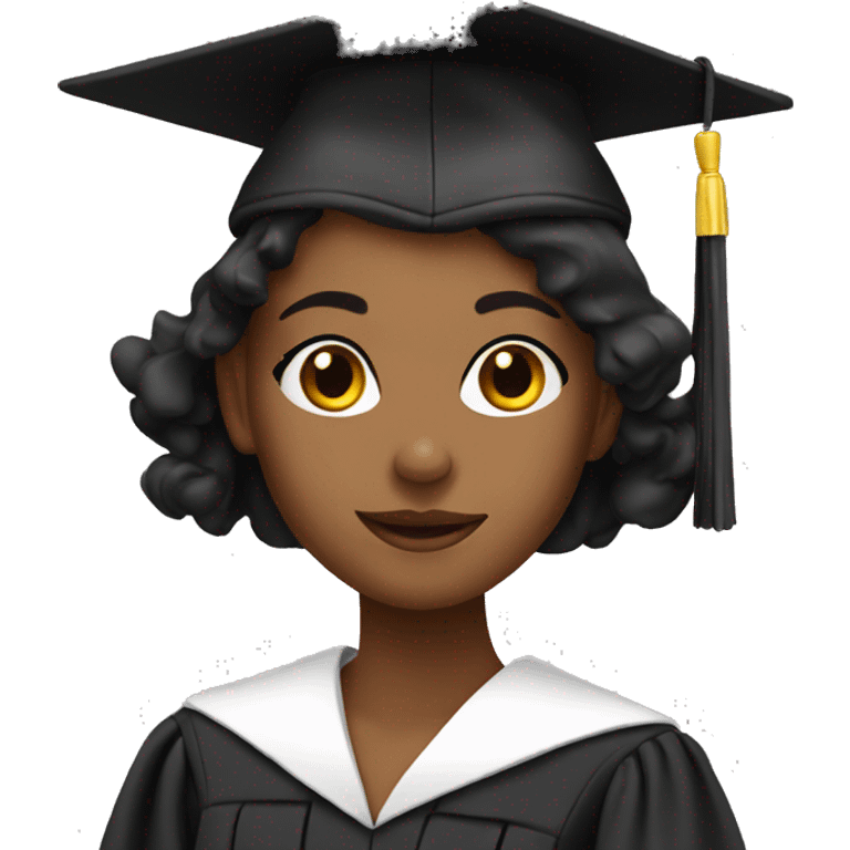 Graduation girl emoji