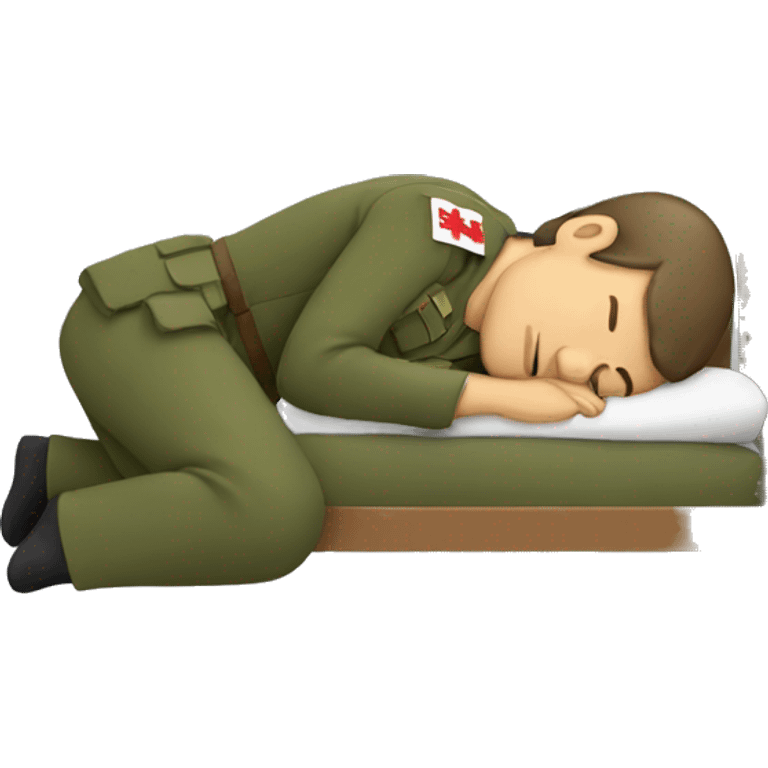 swiss military person sleeping emoji