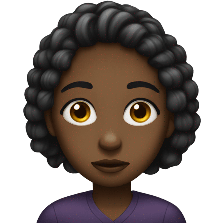 black girl emoji crying  emoji