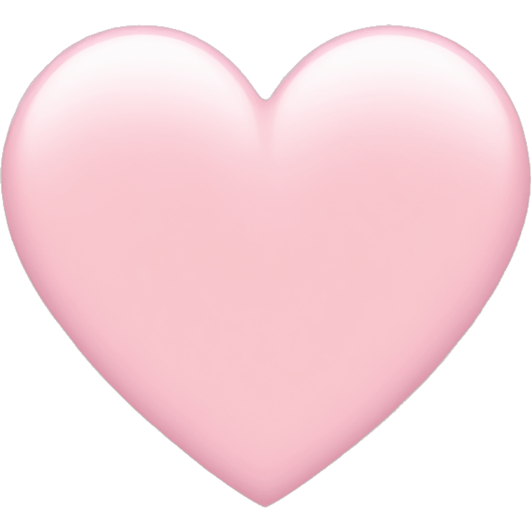 light pink heart emoji emoji