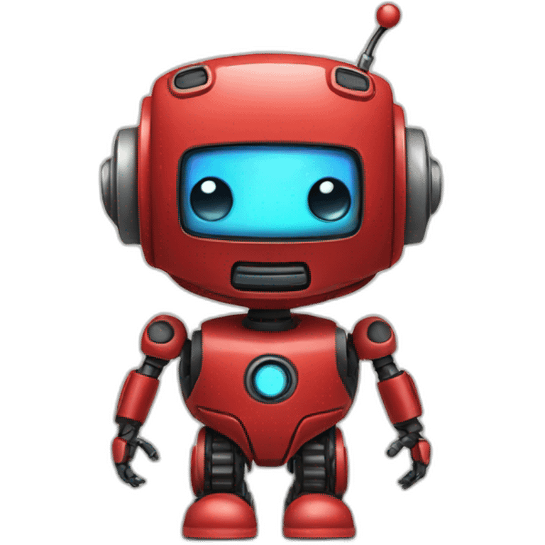 cute red robot emoji