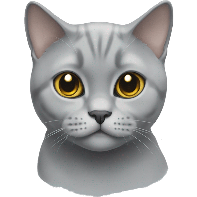 british shorthair silver shaded emoji