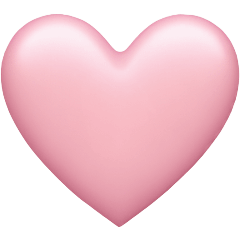 pastel pink heart emoji