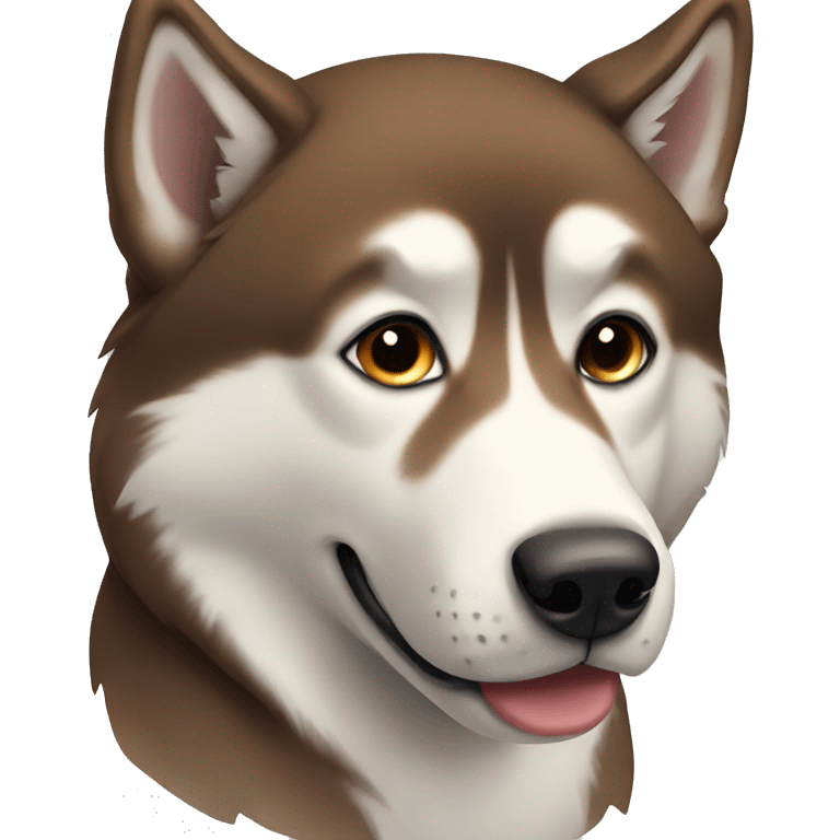 Brown Husky emoji