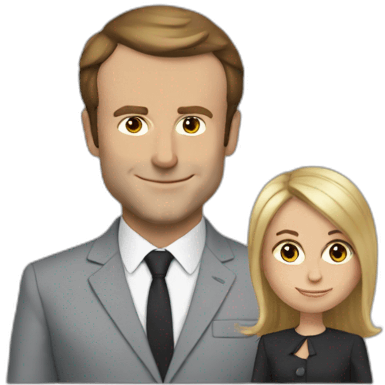 macron sur brigitte emoji