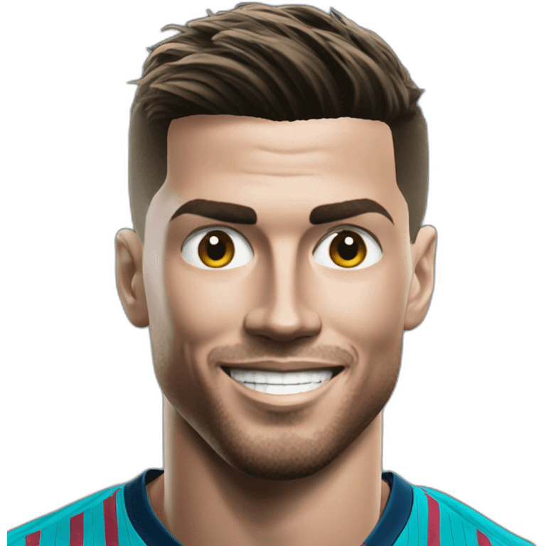 Ronaldo on messi emoji