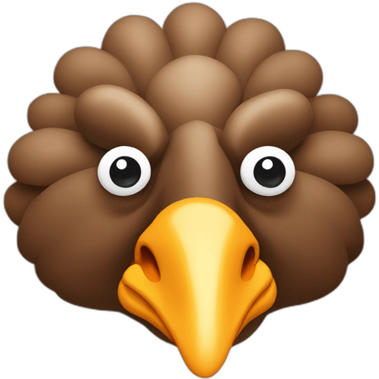 turkey head square app icon emoji