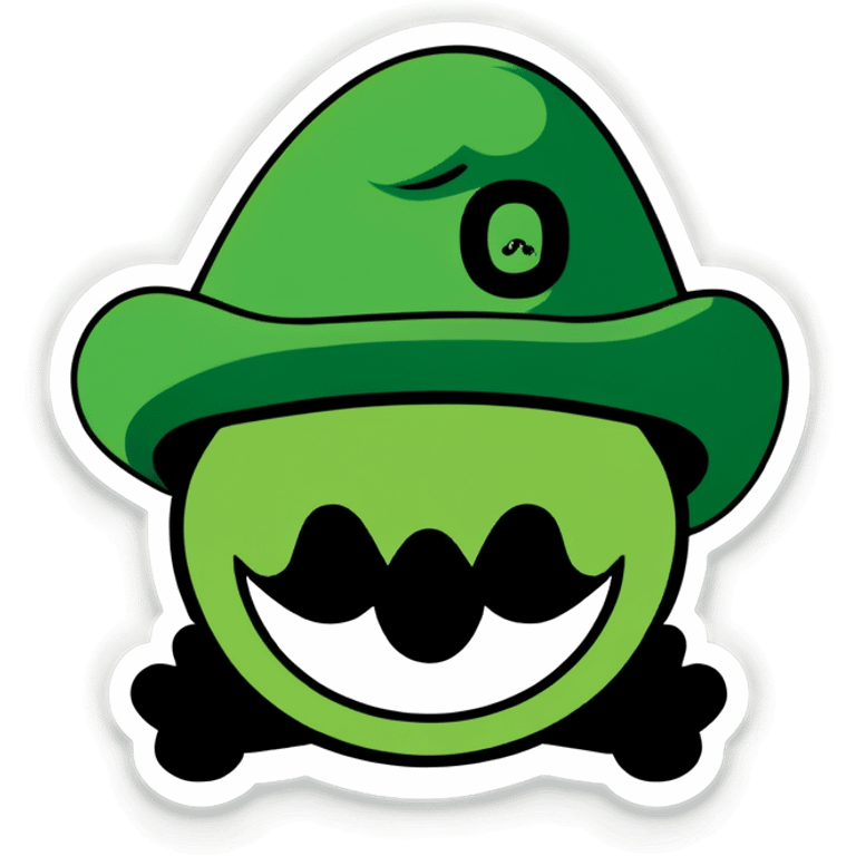 Ouija board spelled “Luigi” emoji