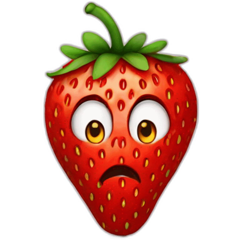 Evil Stawberry emoji