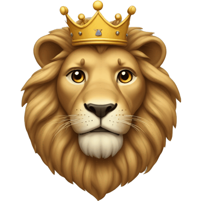 lion with crown emoji