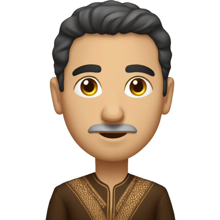 Turkmen man reaslistic emoji