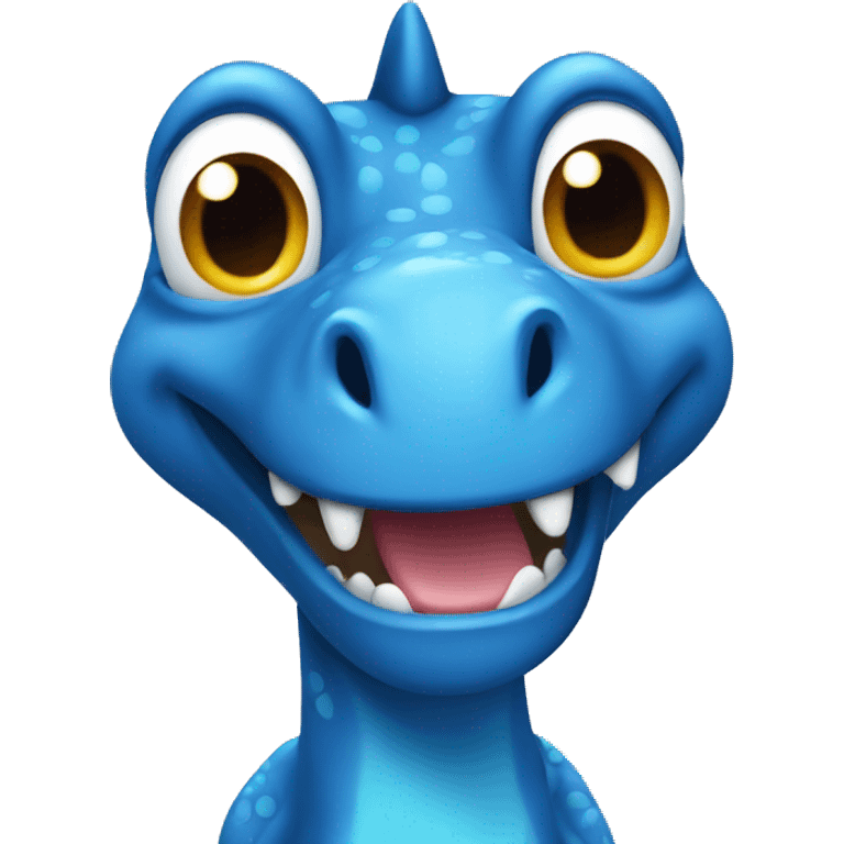 Blue dinosaur  emoji