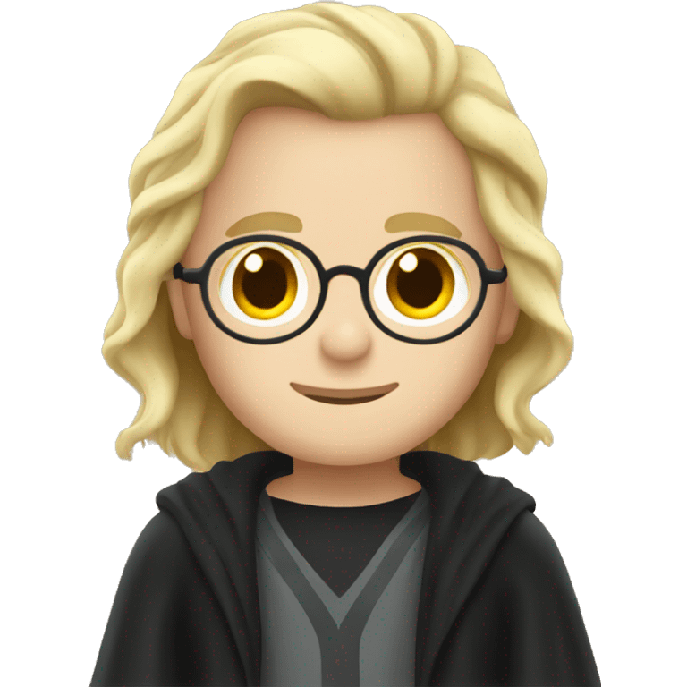 Harry Potter with blonde hair  emoji