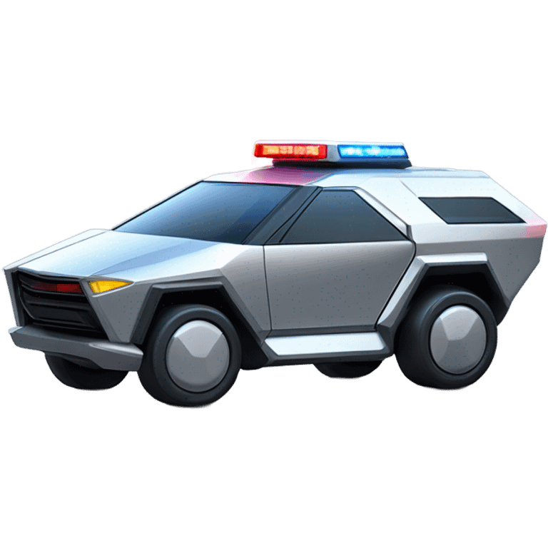 cybertruck police car emoji