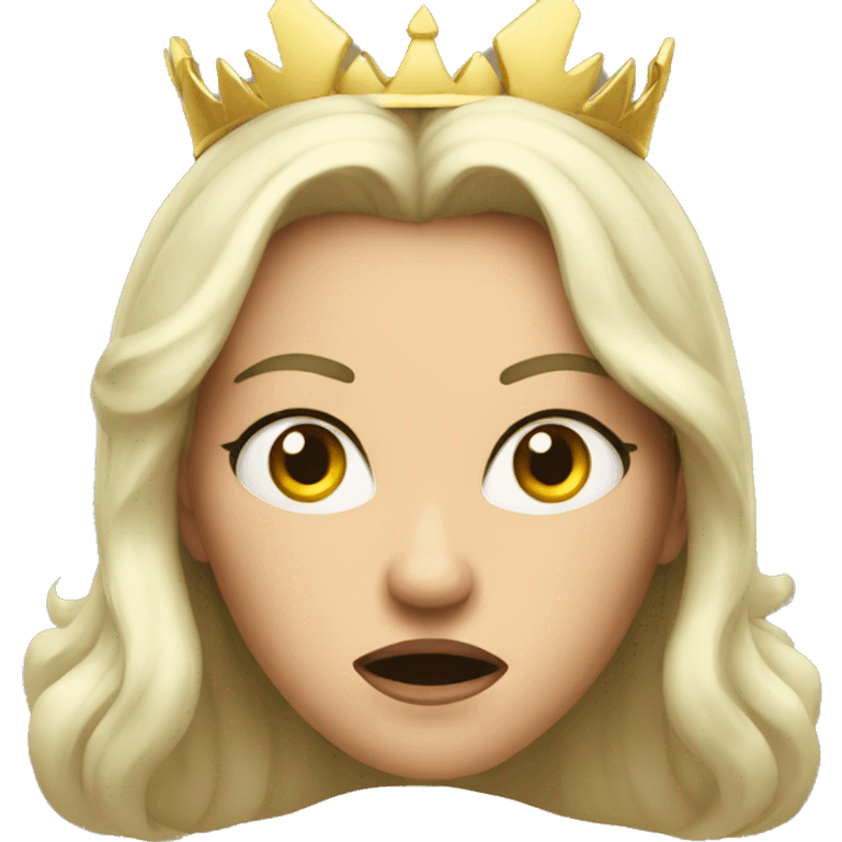 angry queen emoji