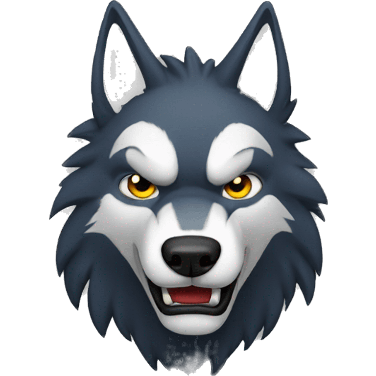 Lobo llorando emoji