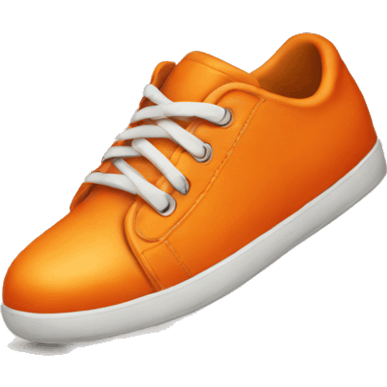 Orange shoe  emoji