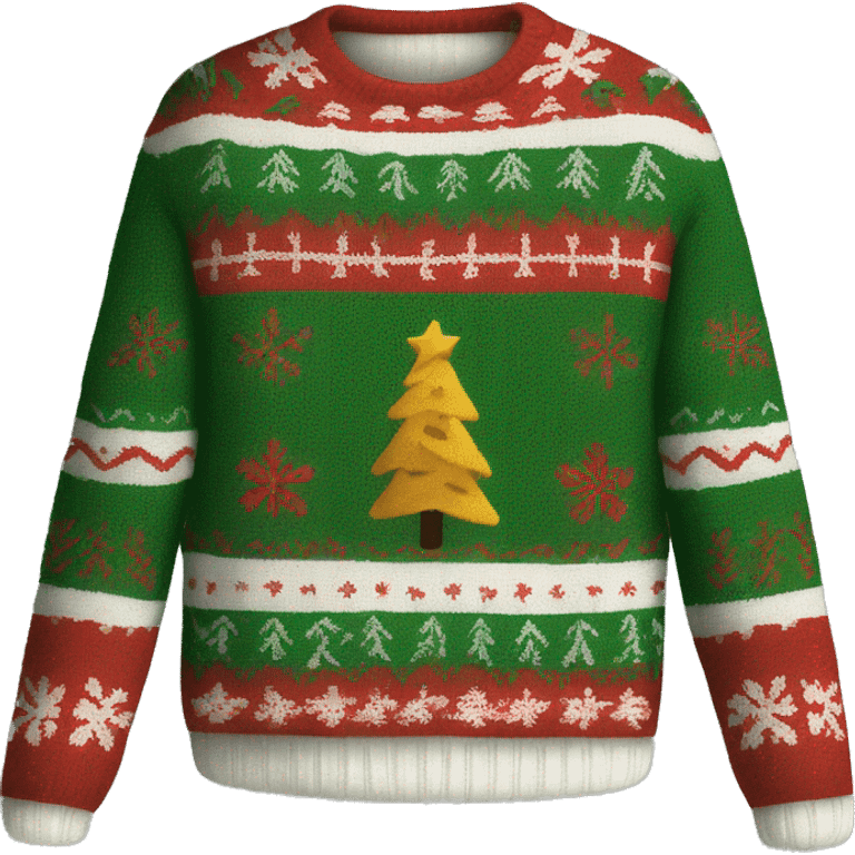 holiday sweater emoji