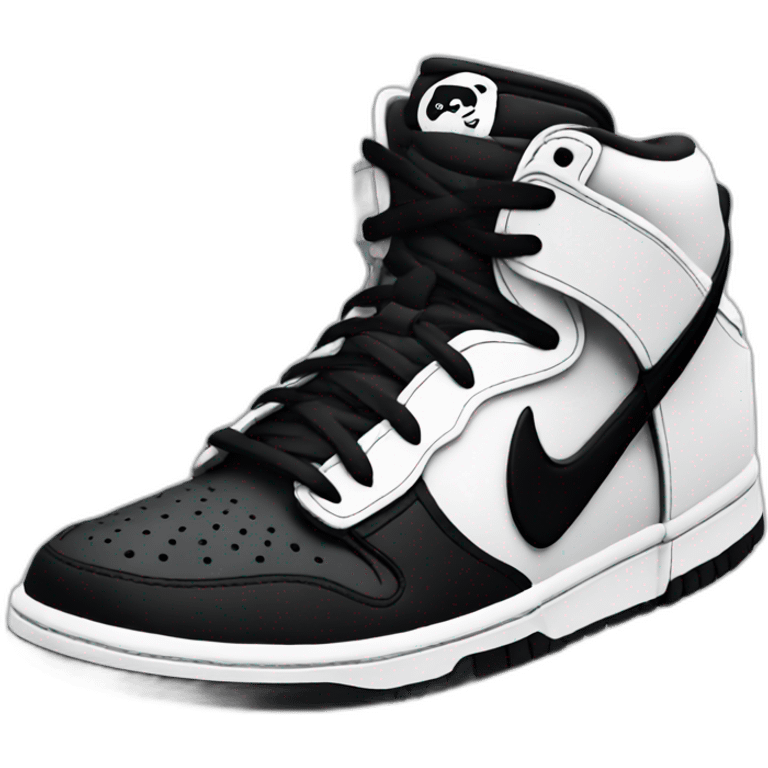 Nike panda dunks emoji